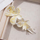 Beau - Marble Patterned Elegant Hair Clip