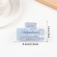 Beau - Rectangular Vintage Style Acrylic Claw Clip