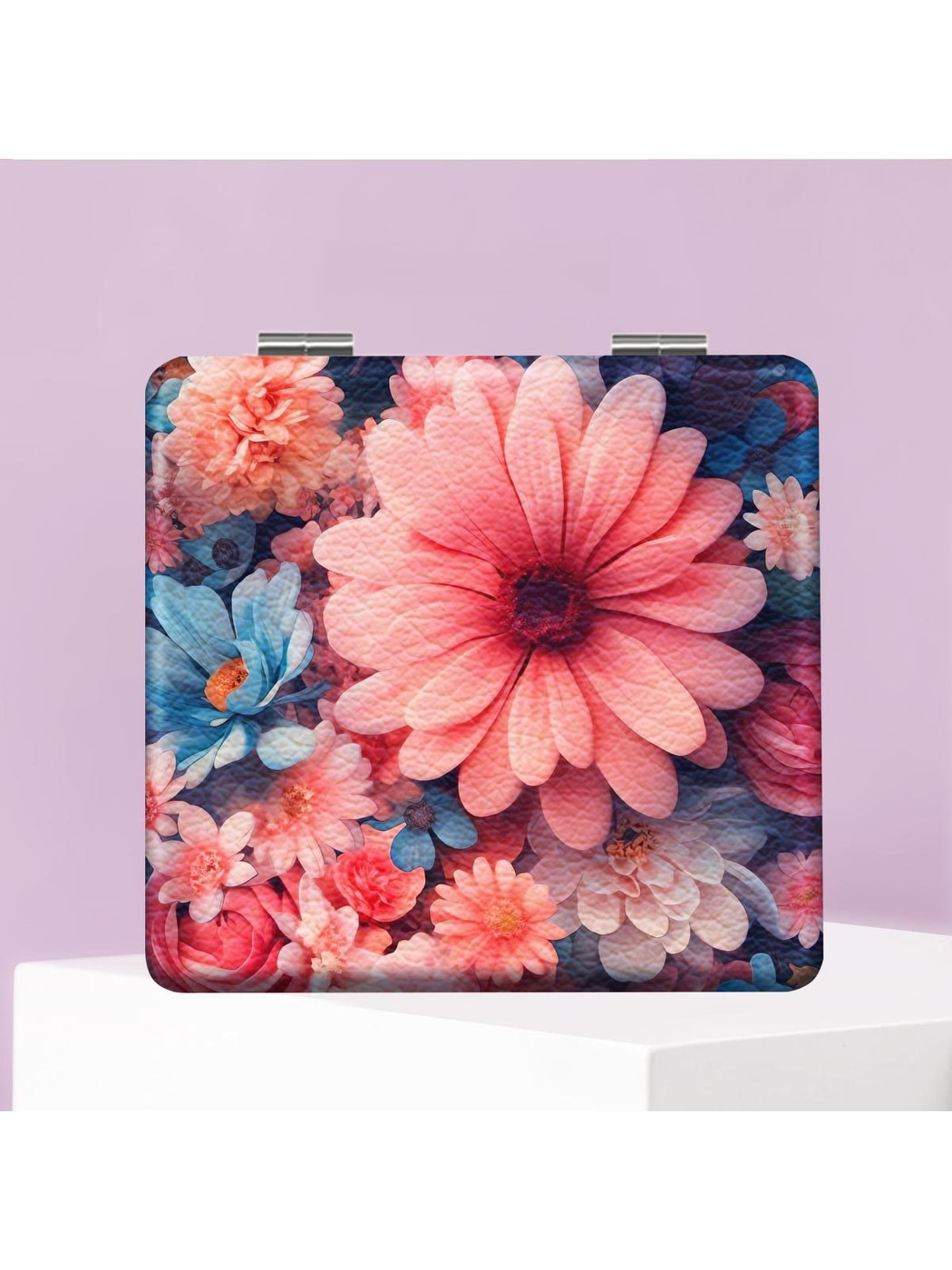 Mirroray - Floral Print Foldable Portable Compact Mirror