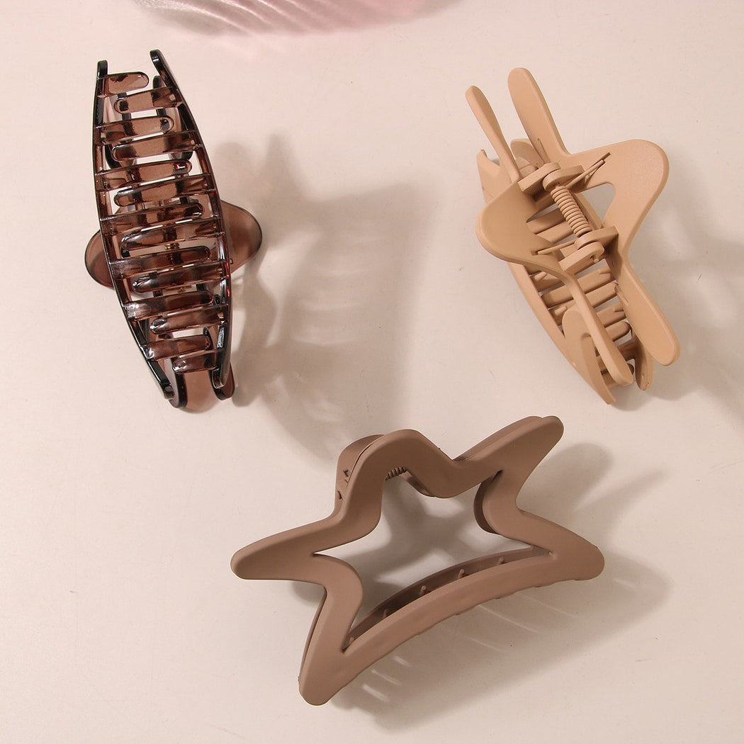 Beau - Minimalist Star Design Hair Claw Clip