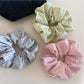 Gifty - Plaid Polka-Dotted Spiral-Shaped Hair Tie