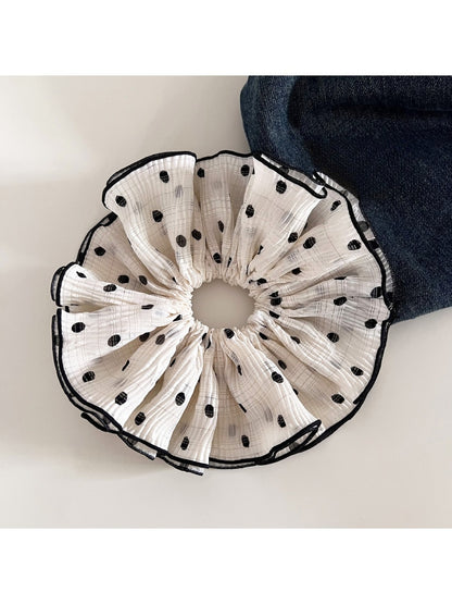Gifty - Double Layer Polka Dot Scrunchie