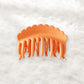 Beau - Wave Design Plastic Large Tooth Claw Clip
