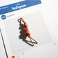 Keypus - Retro Asymmetric Beaded Keychain