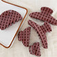 Beau - Polka-Dot Heart-Shaped Hair Clip