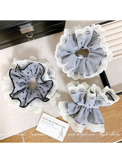 Gifty - Lace Polka Dot Hair Tie