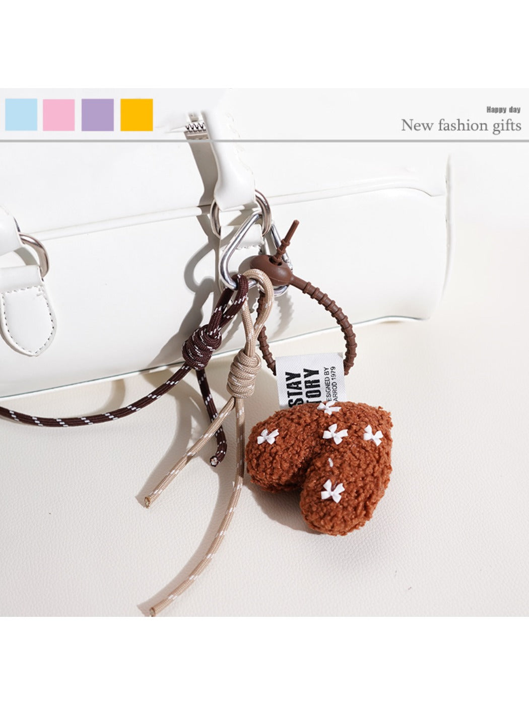 Keypus - Love Bow Bag Pendant