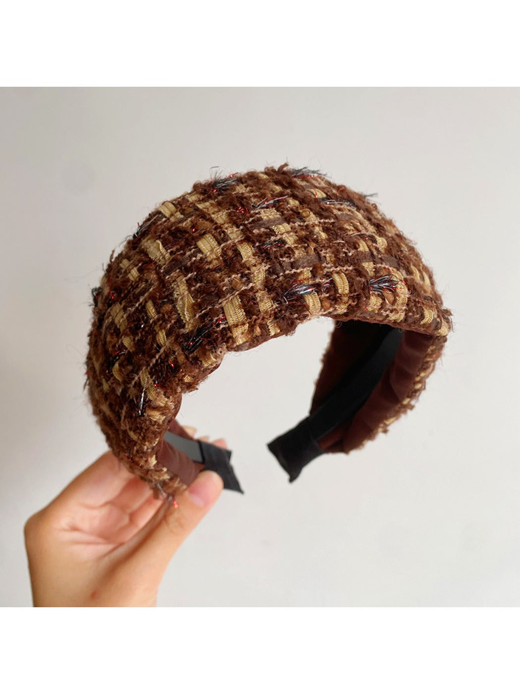 Beau - Knitted Thickened Crown Wide Headband