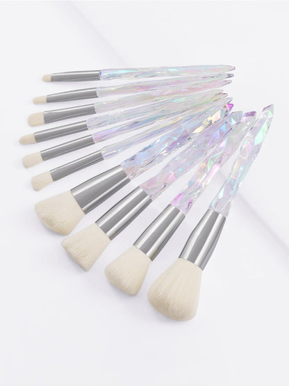 Smoosh - Colorful Translucent Handle Makeup Brush Set