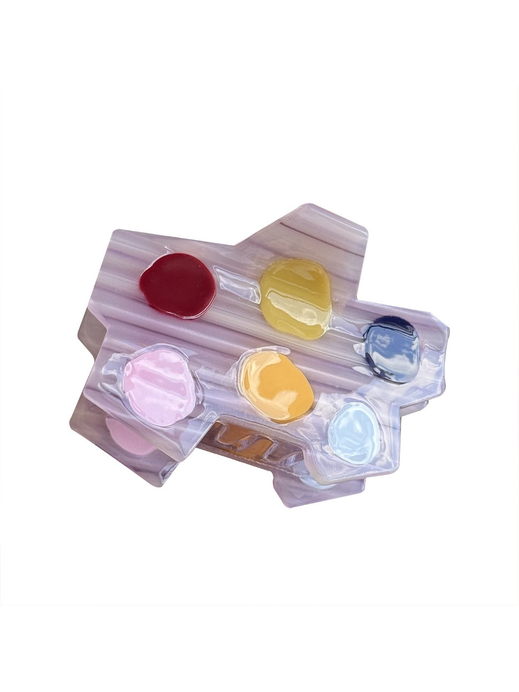 Beau - Creative Irregular Acetate Hair Claw Clip with Dots
