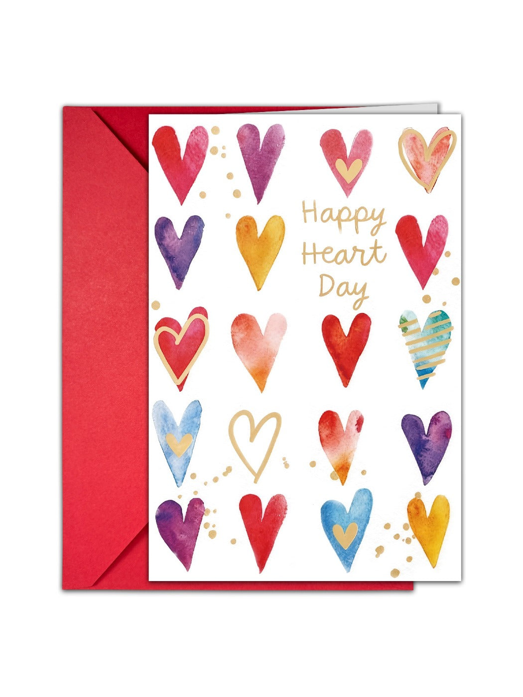 Carduria - Valentine's Day Heart Motif Greeting Card