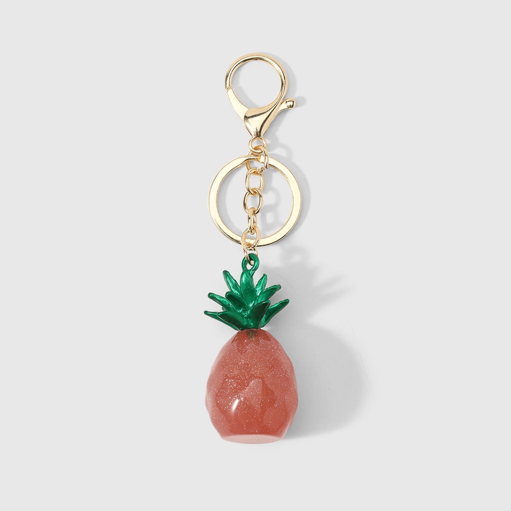 Keypus - Glossy Cute Fruit Pendant Keychain