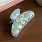 Beau - Iridescent Bow Acetate Claw Hair Clip