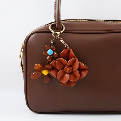 Keypus - Vintage Camellia Bag Charm Keychain