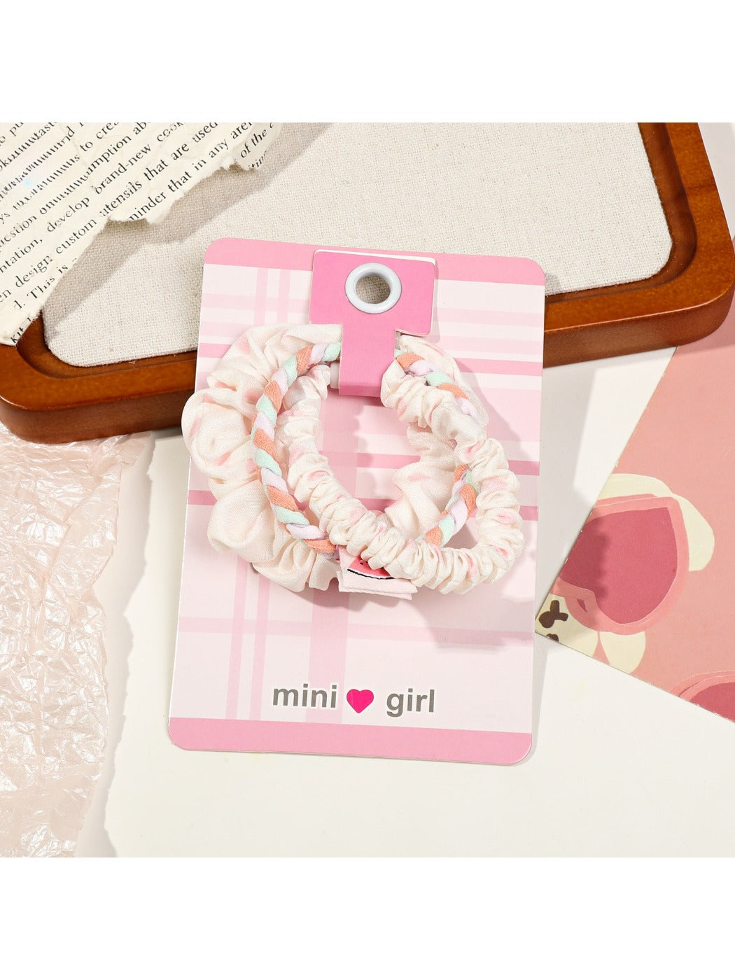 Gifty - Adorable Colorful Hair Tie Set