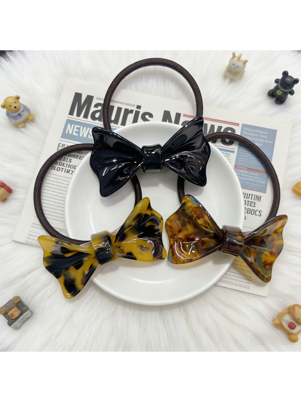 Gifty - Acetate Bow-Shaped Hair Tie