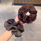 Gifty - Chunky Fall Plaid Scrunchie