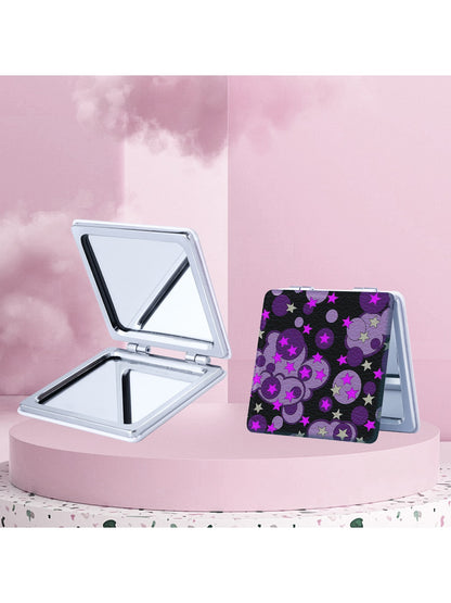 Mirroray - Y2K Cartoon Pattern Folding Makeup Mirror