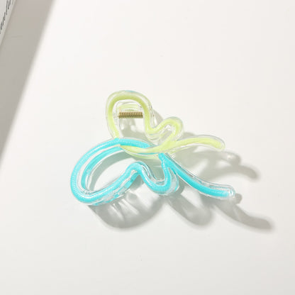 Beau - Sweet Butterfly Gradient Finish Hair Claw Clip
