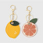 Keypus - Cute Faux Leather Fruit Key Ring Keychain