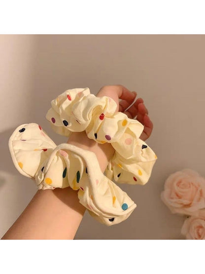 Gifty - Versatile Colorful Polka Dot Scrunchie