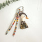 Duck charm keychain displayed on a white background with soft shadows