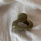 Beau - Glossy Sculpted Plastic Hair Styling Claw Clip