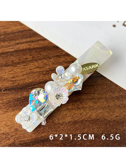 Beau - Modern Minimalist Embellished Side Hair Clip