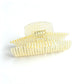 Beau - Checker Pattern Acetate Fiber Claw Clip