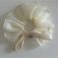 Gifty - Polyester Bow Heart Pendant Hair Scrunchie