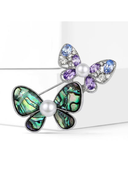 Brovia - Butterfly Alloy Fashion Brooch