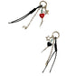 Keypus - Alloy Chain Tassel Heart Keychain Bag Charm