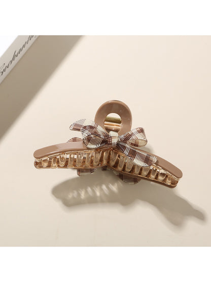 Beau - Chic Solid Color Crisscross Hair Claw Clip