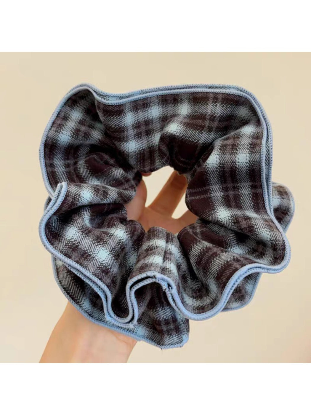 Gifty - Plaid Scrunchie Hair Ring