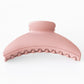 Beau - Minimalist Solid Color Half Circle Claw Clip
