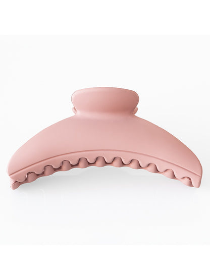 Beau - Minimalist Solid Color Half Circle Claw Clip
