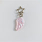 Keypus - Shimmery Acrylic Angel Wing Star Keychain