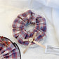 Gifty - Vintage Bow Checkered Scrunchie