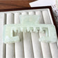 Beau - Geometric Hollow Marble Claw Clip