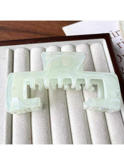 Beau - Geometric Hollow Marble Claw Clip