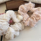 Gifty - Crinkled Tulle Tassel Scrunchie