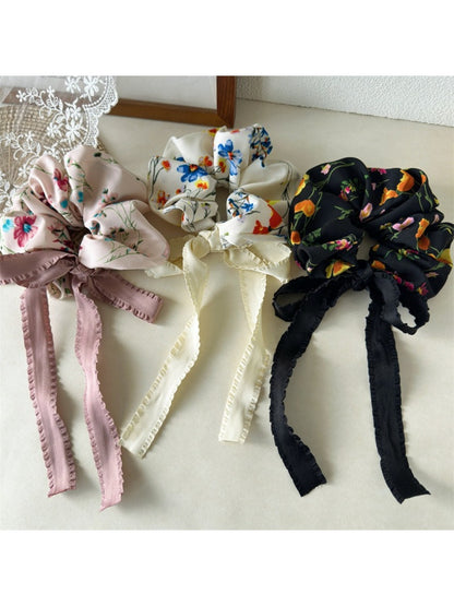 Gifty - Sweet Floral Bow Scrunchie