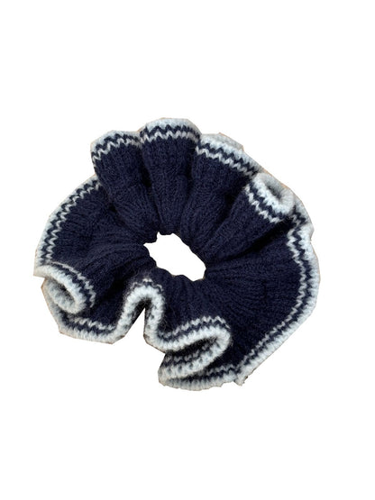 Gifty - Cute Knit Color Edge Scrunchie