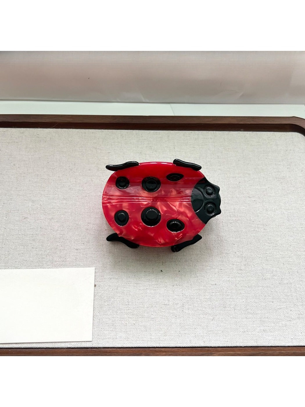 Beau - Seven-Spotted Ladybug Hair Clip