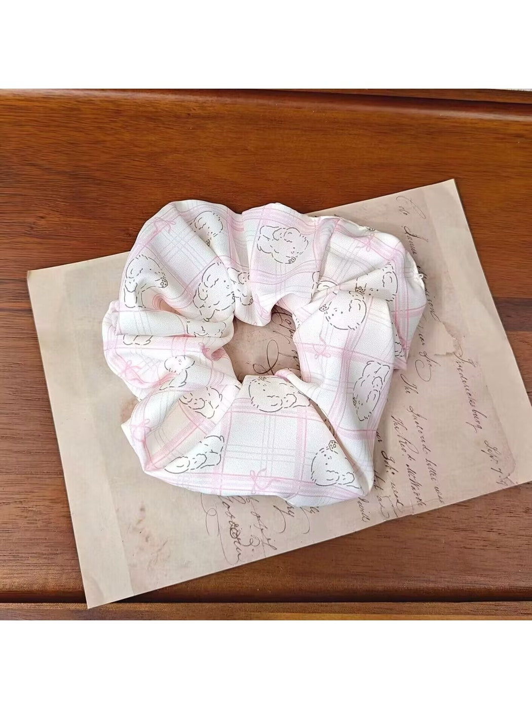 Gifty - Polyester Floral Print High Elastic Scrunchie