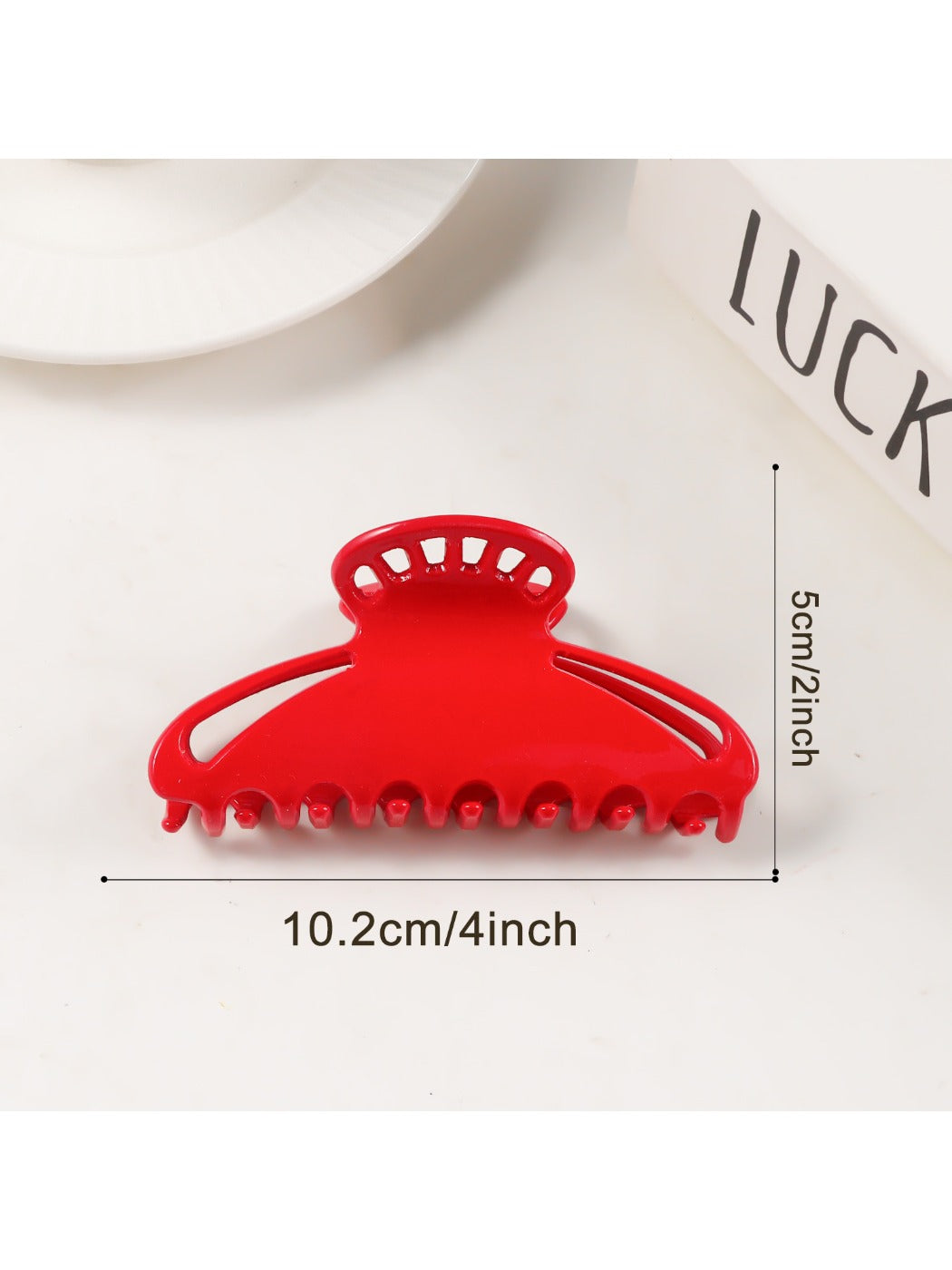 Beau - Elegant Openwork Half Circle Claw Clip