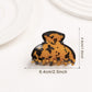 Beau - Retro Mottled Pattern Claw Clip