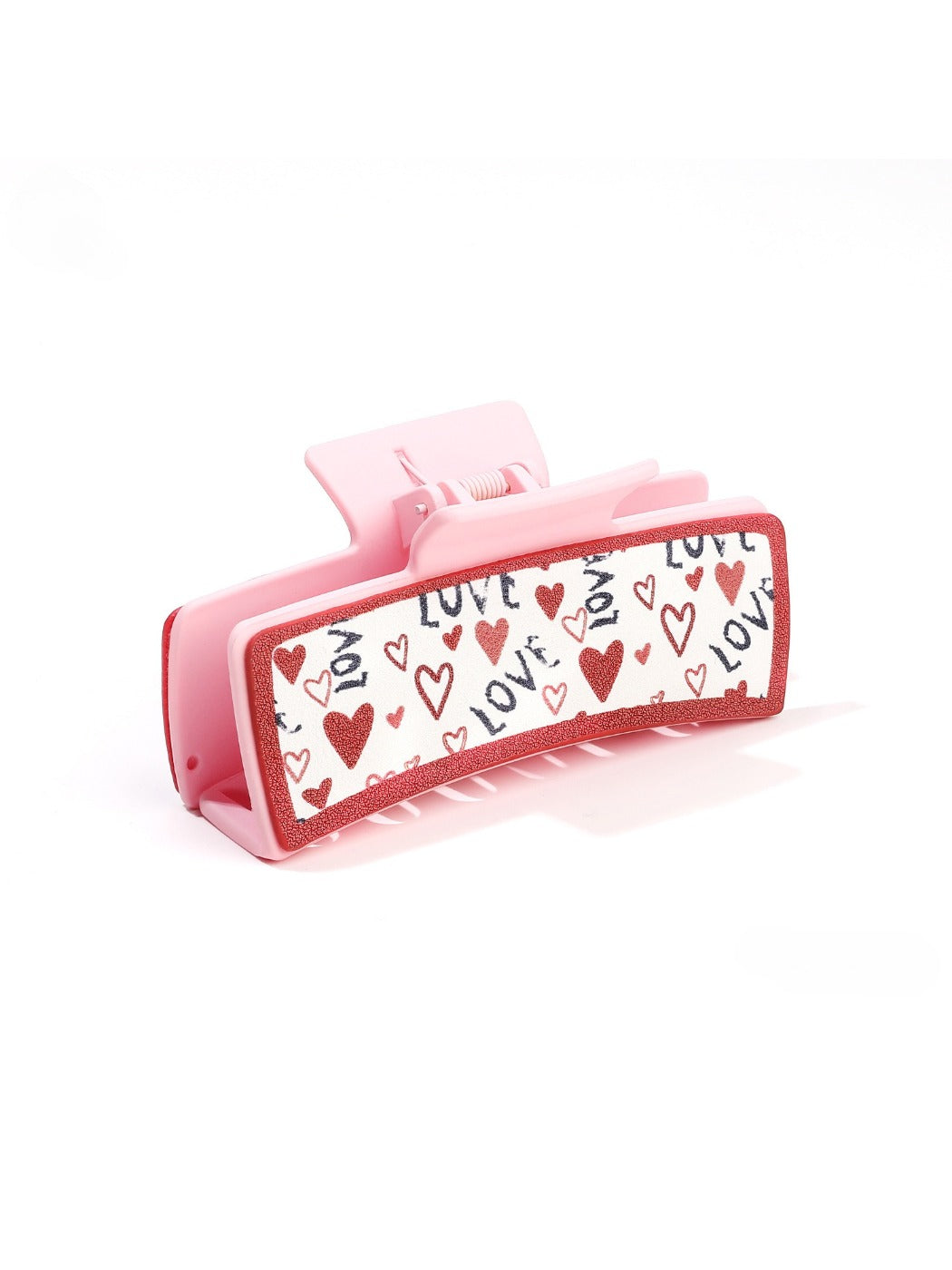 Beau - Pink Valentine'S Day Hair Claw Clip