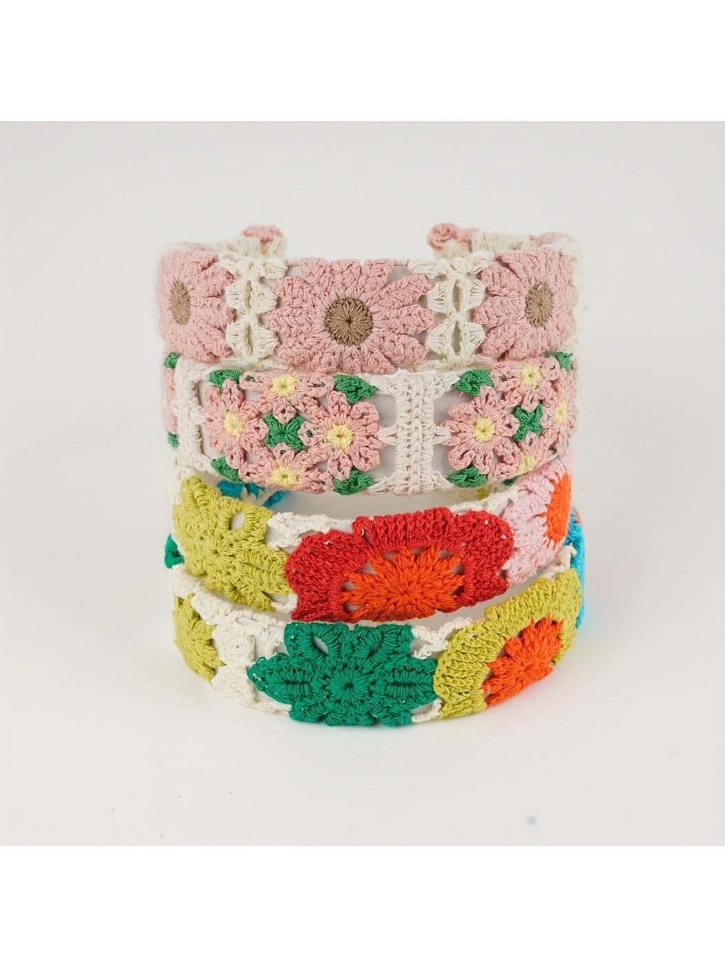 Gifty - Colorful Flower Wide Headband