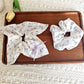 Gifty - Sweet Floral Tulip Pattern Elastic Hair Scrunchie